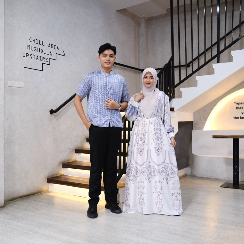 CANDY LADY Merya Ethnic Couple Set / Baju Couple Lebaran 2025