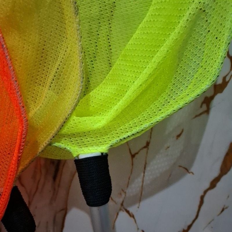 Harga Miring Serokan Jumbo 30 Cm Gagang Alumunium Saringan Ikan Besar Seser Jaring Kolam