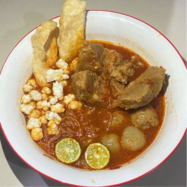 

bocirat jumbo urat isi daging plus toping cuangki