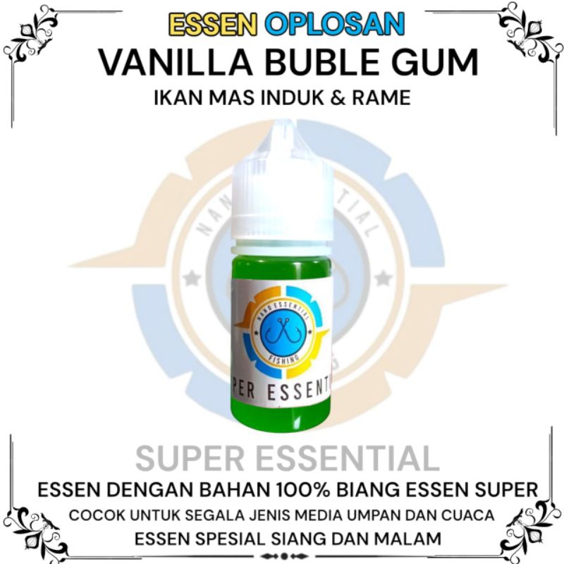 Essen oplosan vanilla bubblegum terbaik spesialis ikan mas induk rame