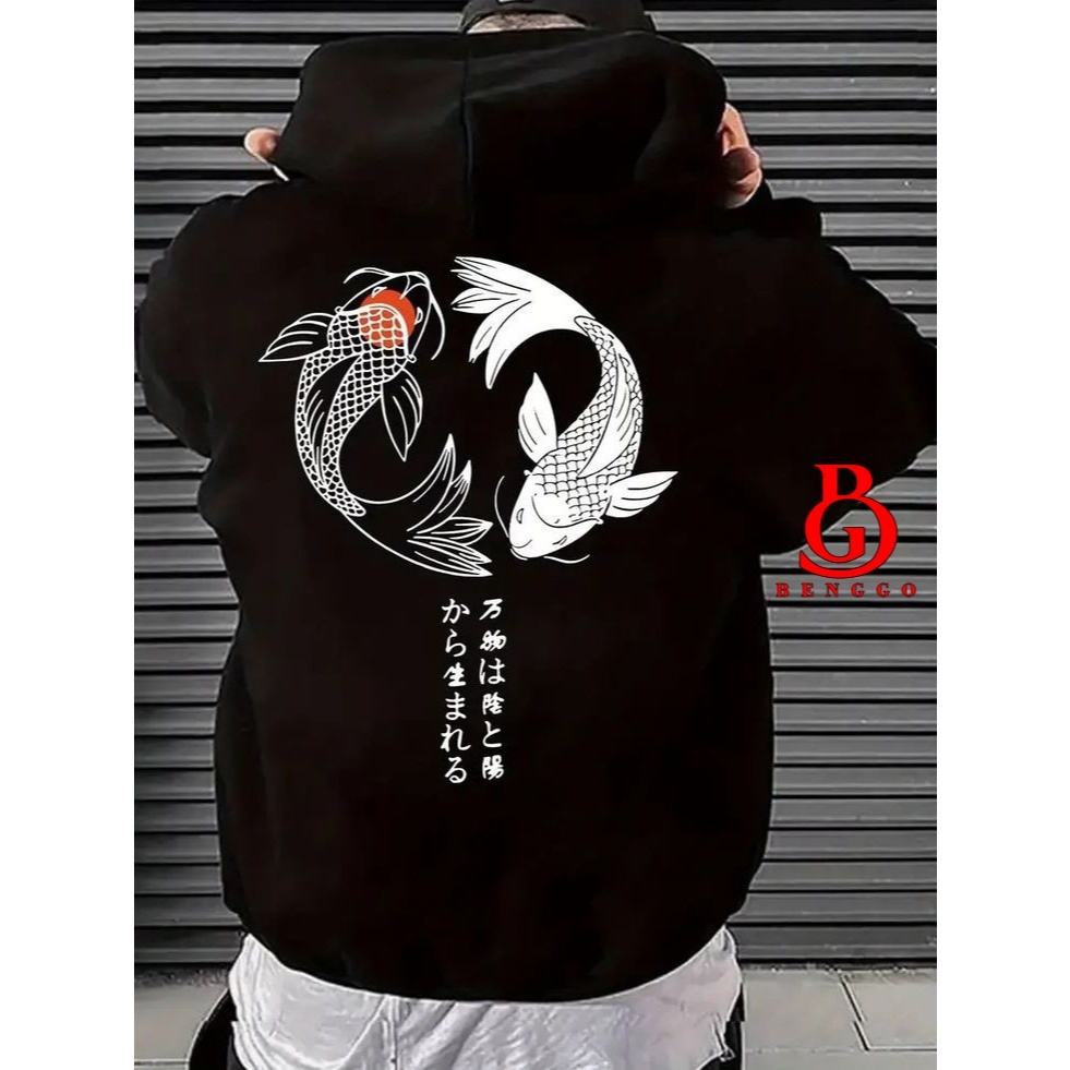 BENGGO.ID | Jaket Hoodie Terbaru / Hoodie Pria Korea Style / Hoodie Pria Japanese Style / Hoodie Pri