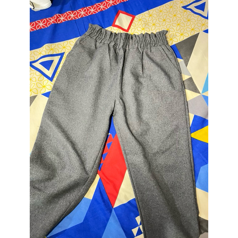 Celana Oro Pants Haigwaist, Loose Pants Trouser Wanita