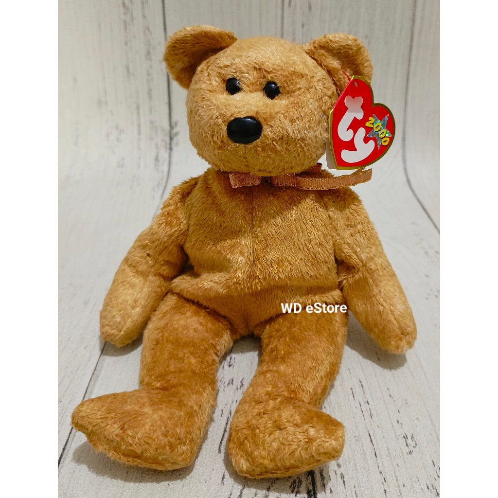 Boneka Teddy Bear Warna Cokelat  TY 2000, Cashew