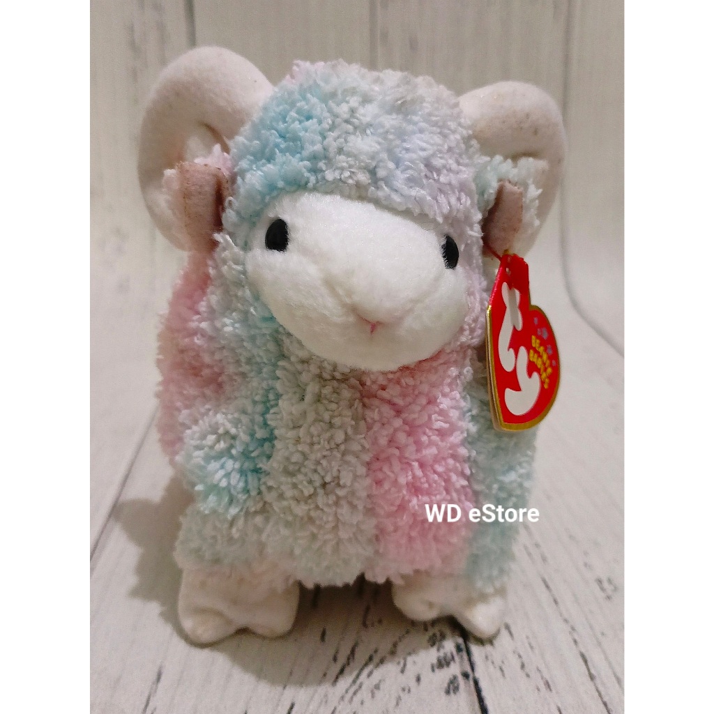 Boneka Domba TY Beanie Baby, Bam