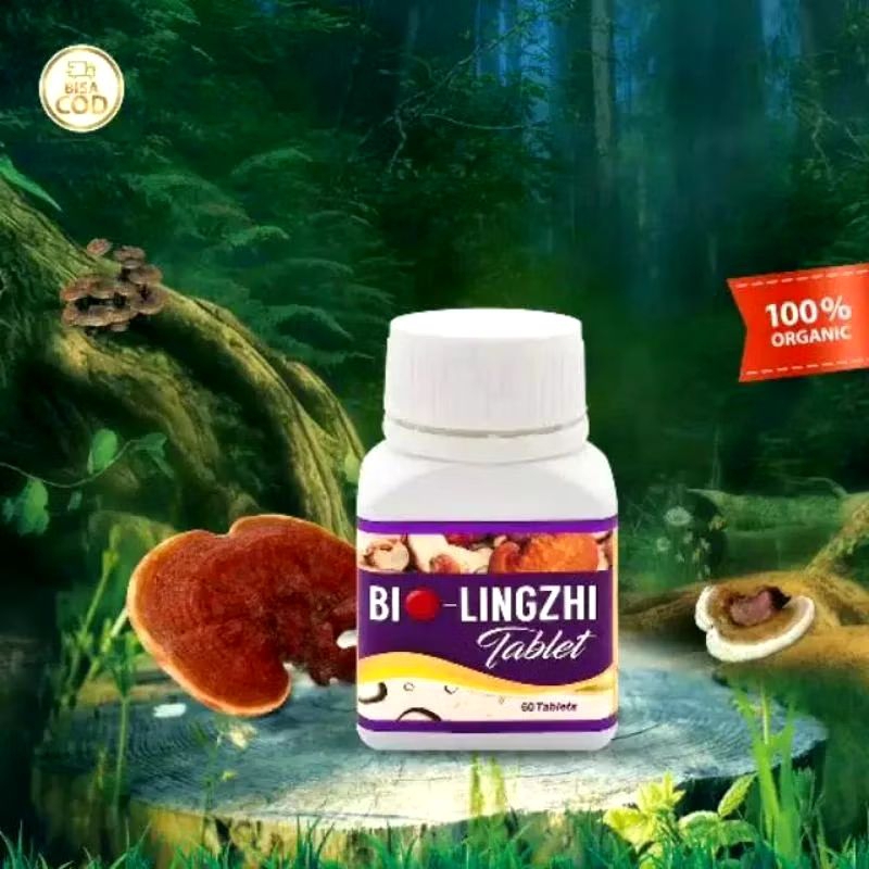 BIO LINGZHI Bio Lingzhi Tablet Original Mencegah Dan Mengobati Gagal Ginjal - Kencing Manis