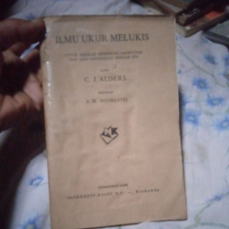 buku ilmu ukur melukis untuk SLTA buku edjaan lama