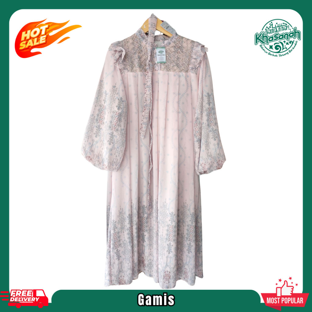 Gamis Cavell || Gamis Muslimah Dewasa Dress Lebaran Lamaran