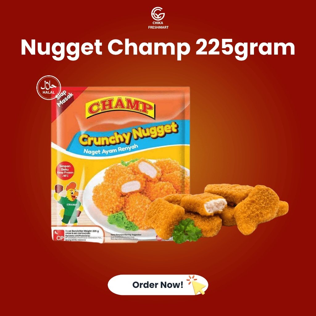 

Champ Nugget Varian Terbaru 225Gram