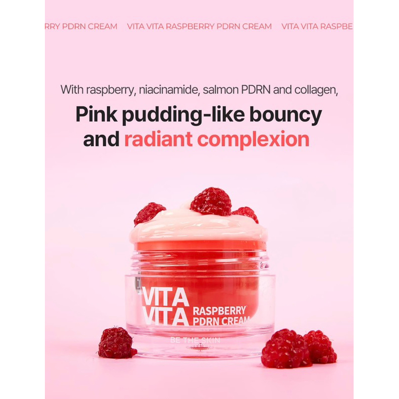 Be The Skin Vitavita Raspberry PDRN Cream 50g