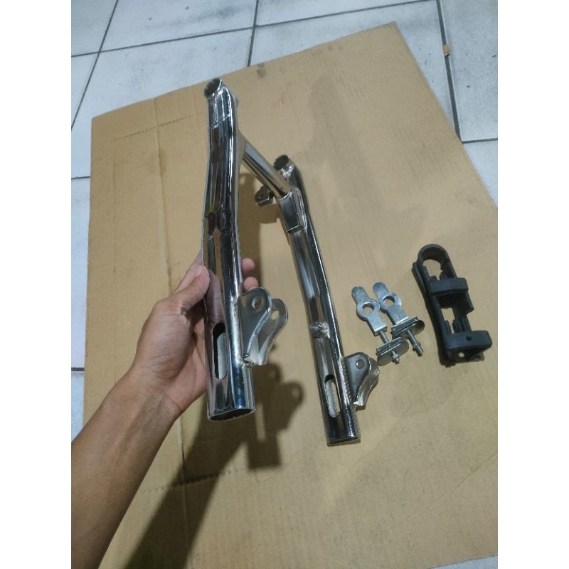 SWING AREM K2R MODEL GL SUPER TEBAL SET KARET + STELAN RANTAI / ARM K2R GL PNP HONDA MP GL PRO