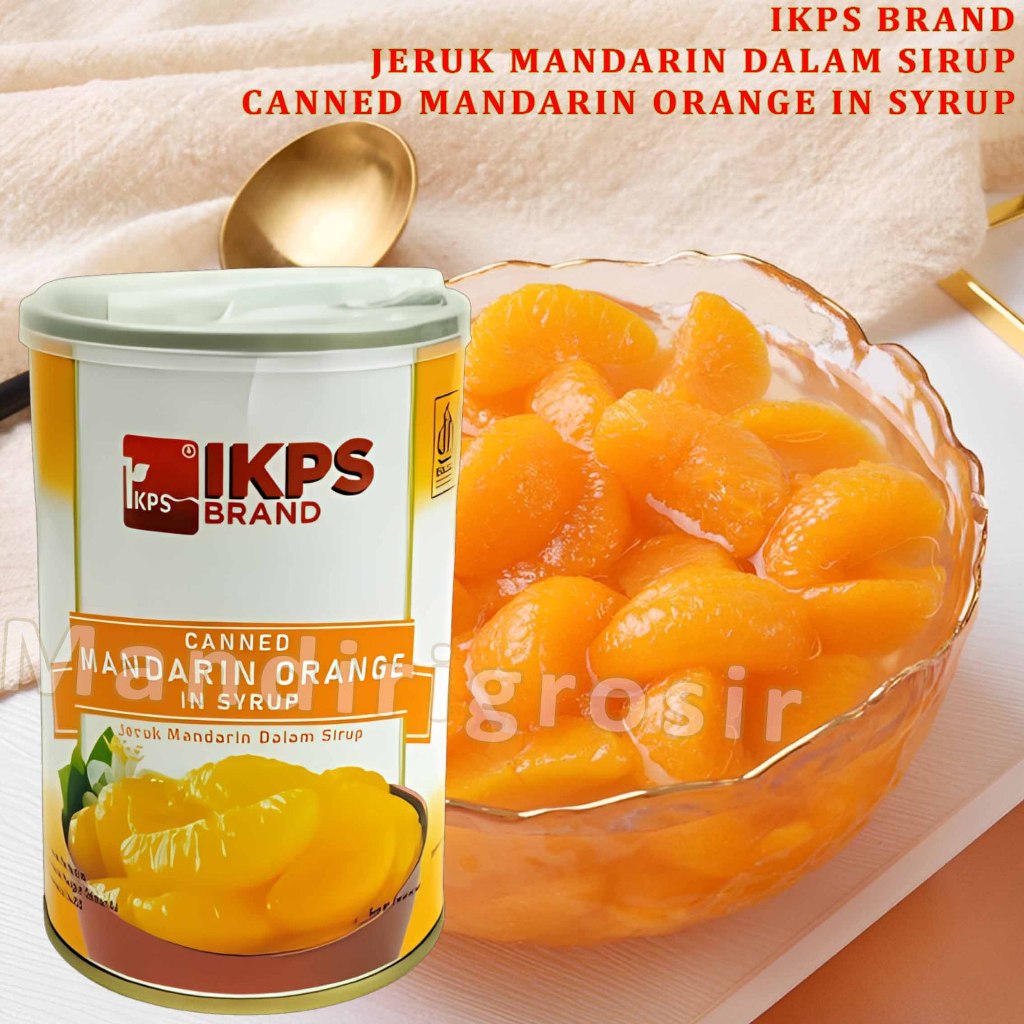 

Jeruk Mandarin Dalam Sirup * Ikps Brand * Canned Mandarin Orange In Syrup * 425gr