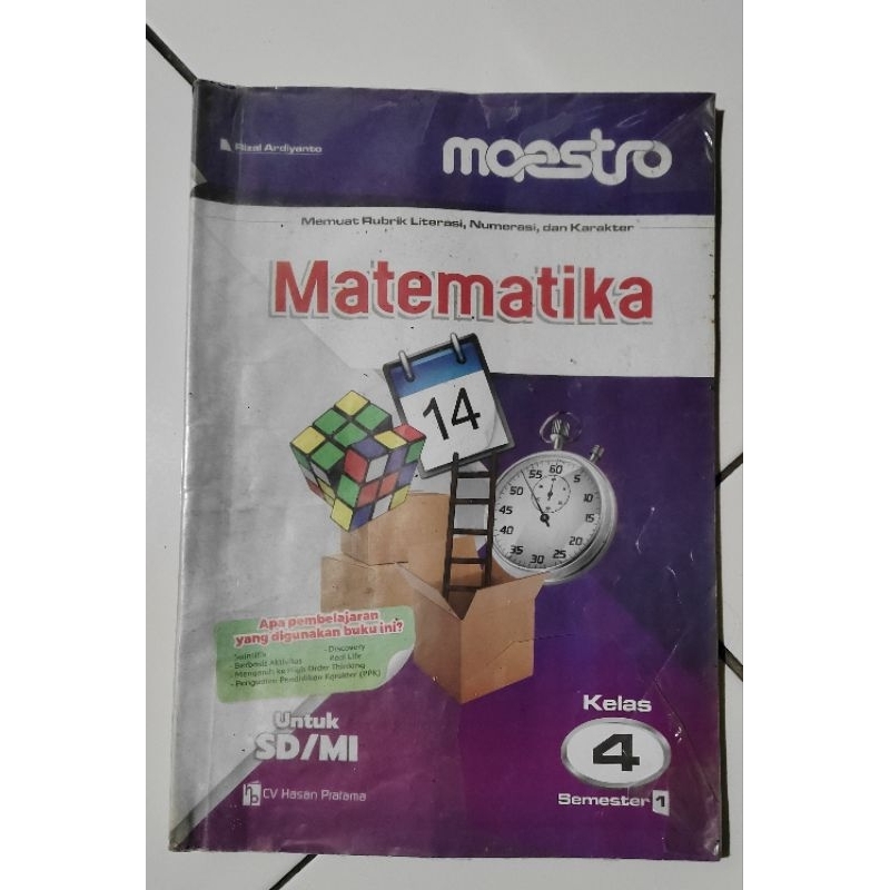 LKS Buku Maestro Matematika Kelas 4| Memuat Rubrik, Literasi, Numerisasi, dan Karakter