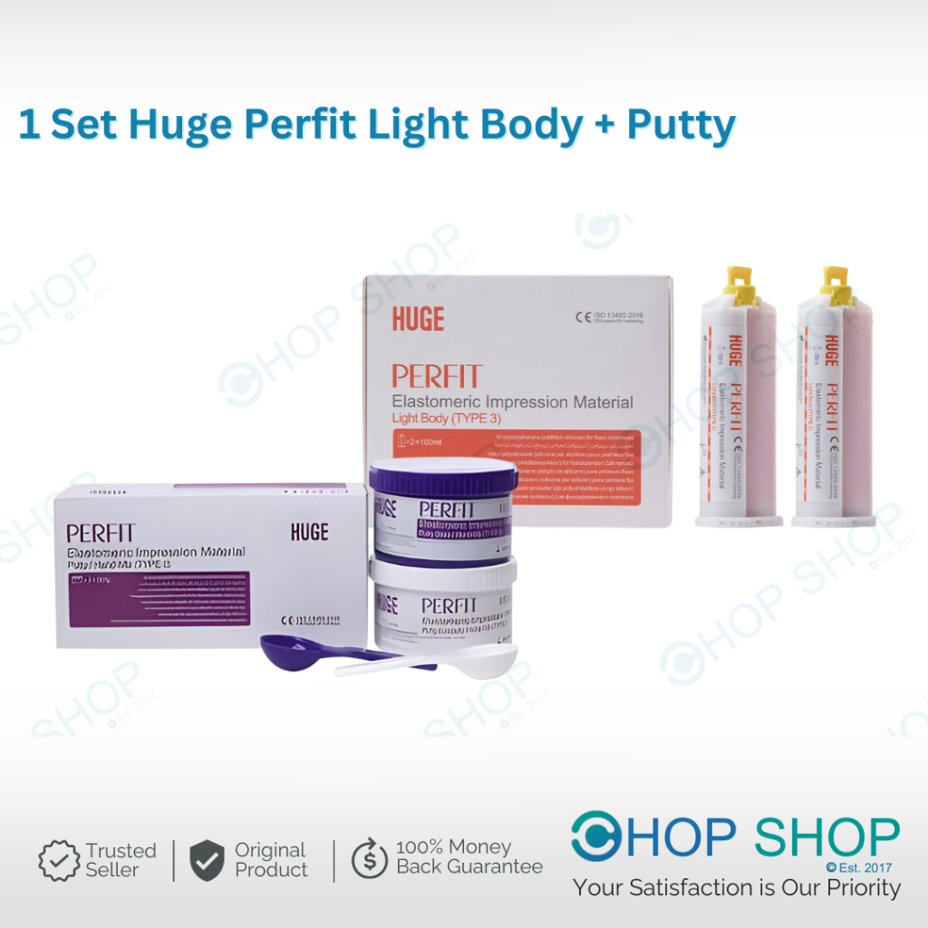 ORIGINAL Huge Perfit Putty Soft dan Light Body Paket - Putty Light Body