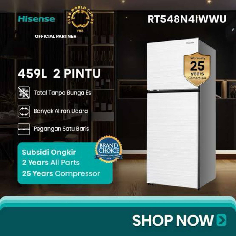 Kulkas Hisense RT548N4IWWU