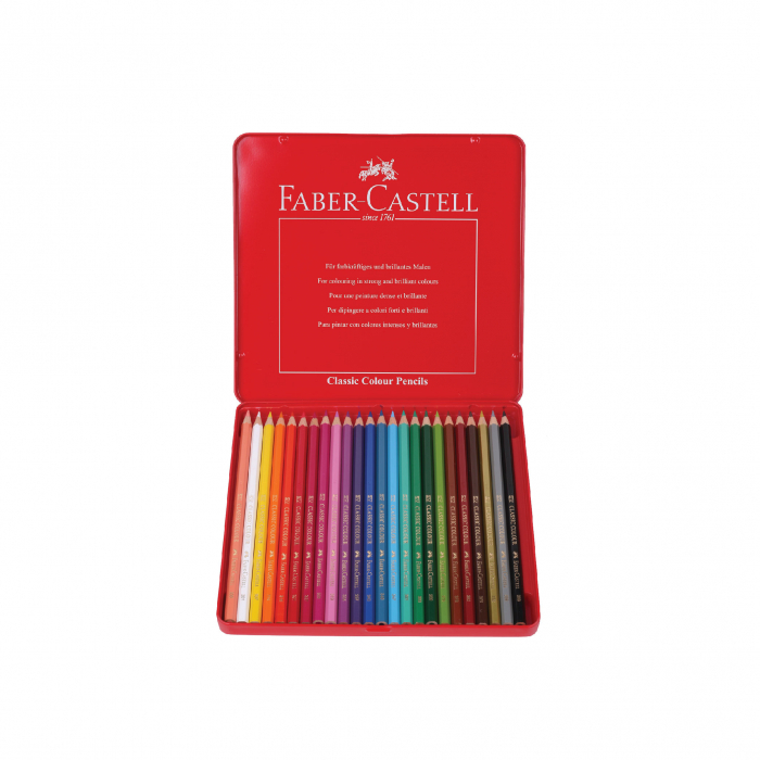

Faber Castell Classic Colour Pencils/pensil 24 Warna Kemasan Kaleng