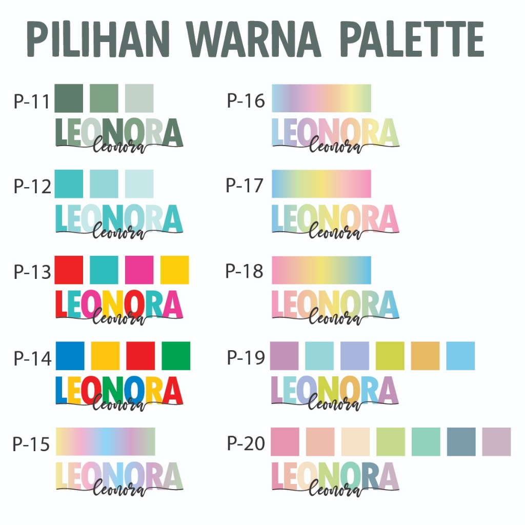 

MilL Stiker Nama Warna Warni Custom Waterproof Rainbow Sticker Label Untuk Stationery Tumblr Buku
