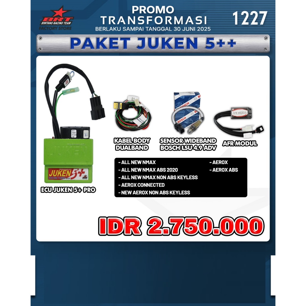 PAKET JUKEN 5++ PRO NMAX ABS NMAX NON ABS ALL NEW NMAX  NON ABS + TBOX ALL NEW NMAX ABS ALL NEW NAMX