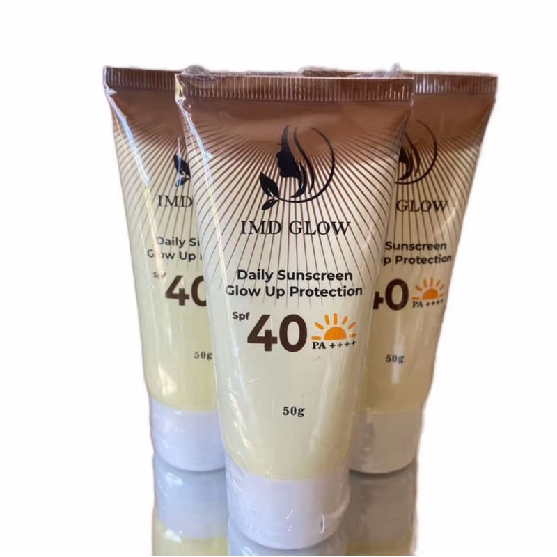 Sunscreen imd glow spf 40 PA++++ BPOM Original by imelda