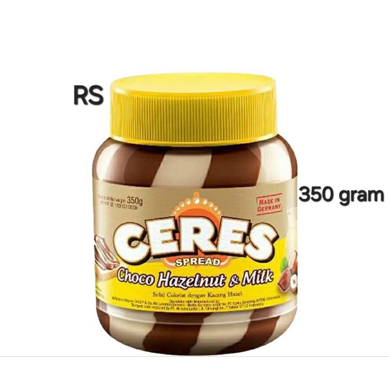 

ceres choco spread duo milk hazelnut 350g