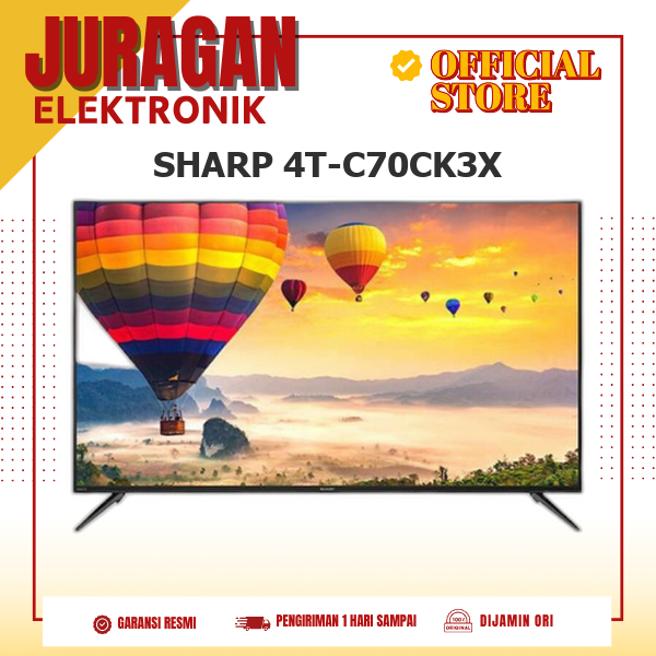 SHARP 4T-C70CK3X SMART TV 70 INCH UHD 4K HDR 4T-C70CK3X C70CK3X