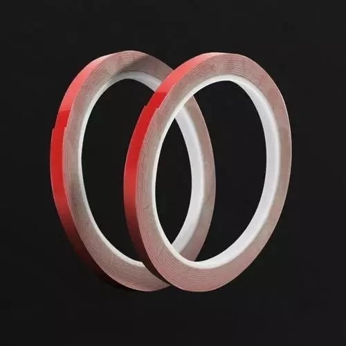 

KOM 22E DOUBLE TAPE ACRYLIC Double Tape Bening Akrilik 6mm 3m Isolasi Solatip Perekat Bolak Balik Merah Acrylic Adhesive Sticker Transparan