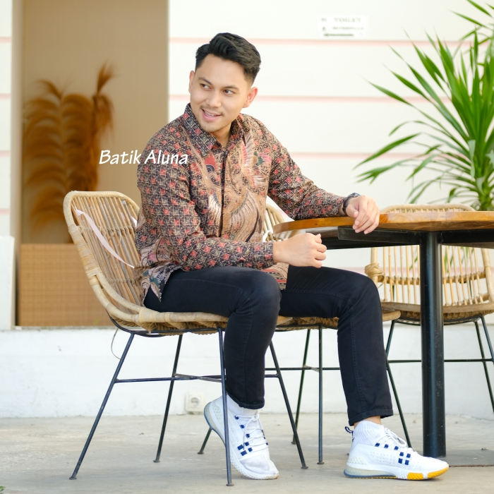 Batik Aluna Kemeja Pria Lengan Panjang PCW 062
