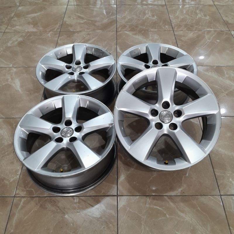 Velg Mobil Seken Murah Oem Toyota Harrier Ring 18 Baut 5x114 3 innova
