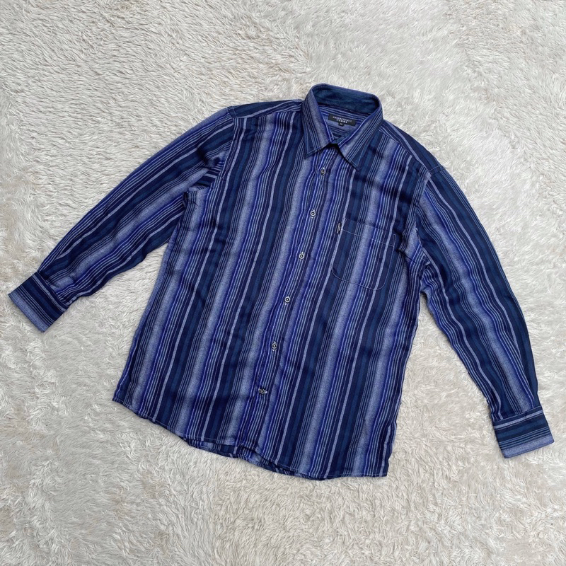 Kansai Yamamoto Kemeja Flannel Long Sleeve Shirt Regular Fit