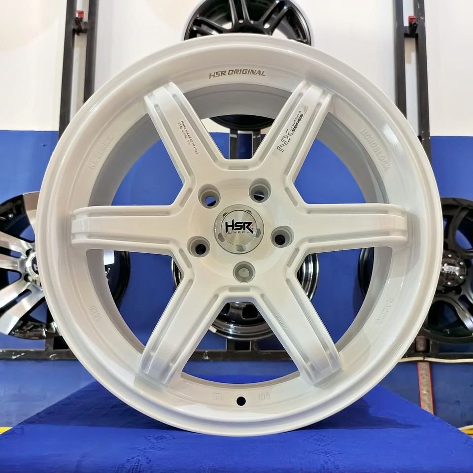 Velg Mobil Civic Turbo R18 Pcd 5x114,3 Velg Jdm Putih Ring 18 Hsr Wheel Minas