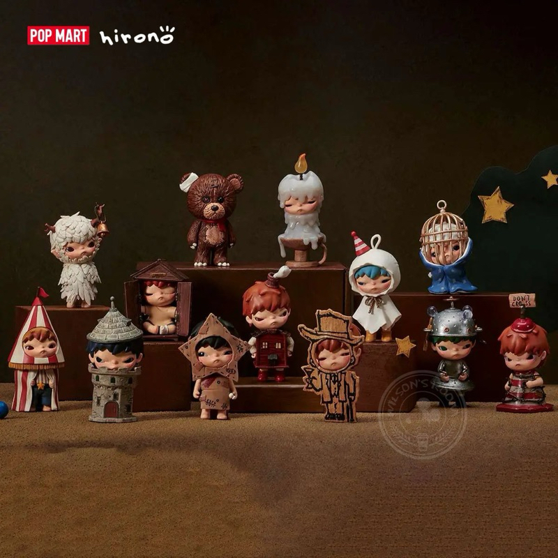 POP MART Hirono Shelter Blind Box Toy Action Figure Mainan Kotak Original Popmart Birdy Sunny Doll P