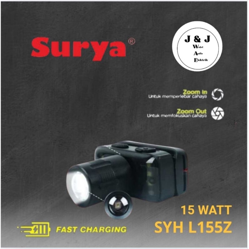 SENTER KEPALA SURYA SHY L155Z SENTER KEPALA SURYA 15 WATT