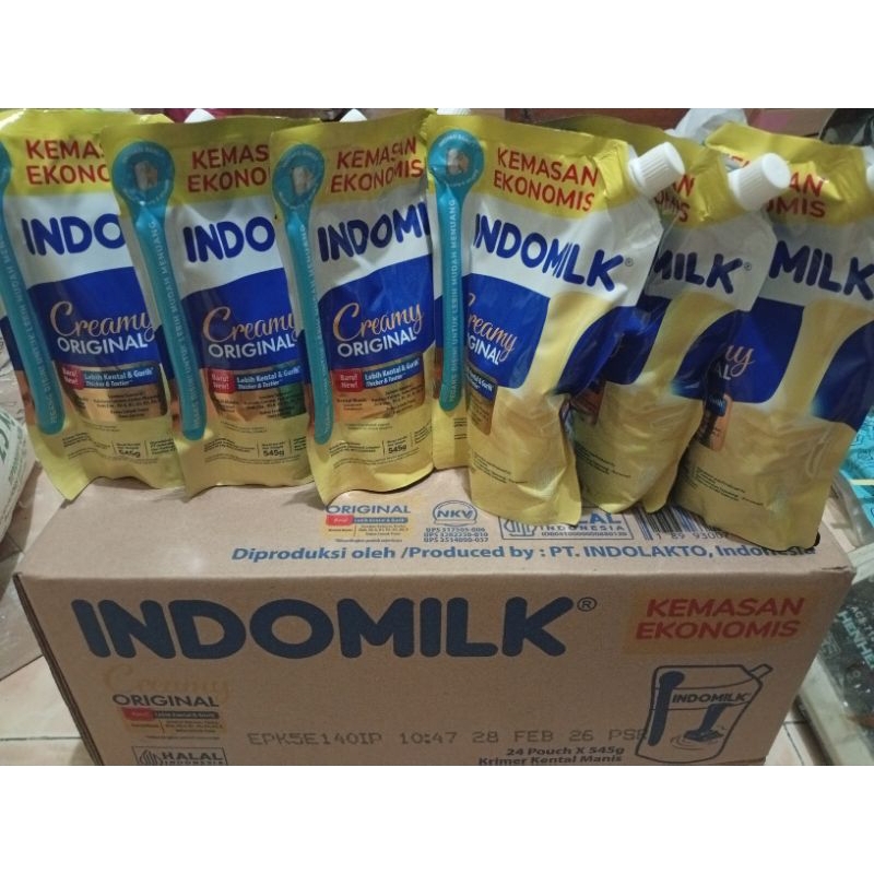 

Paket 6 pcs Indomilk Pouch Creamy Original 545gr