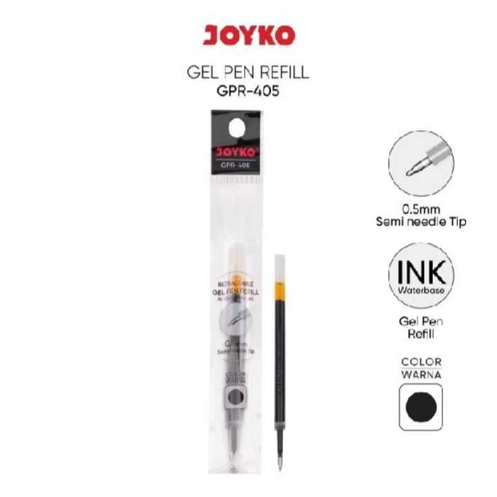 

Retractable Gel Pen Refill Isi Ulang Pena Jel Joyko GPR-405 0.5 mm