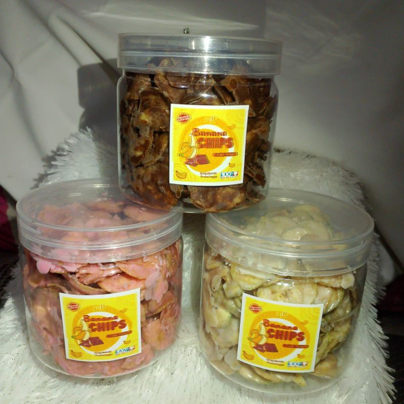 

Kripik pisang coklat lumer | Tiramisu | Matcha | Strawbery