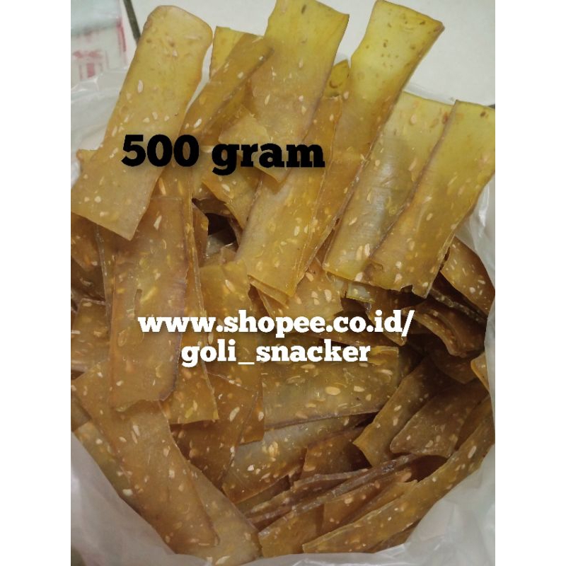 

Kerupuk Kedelai Dele Mentah 500 Gram