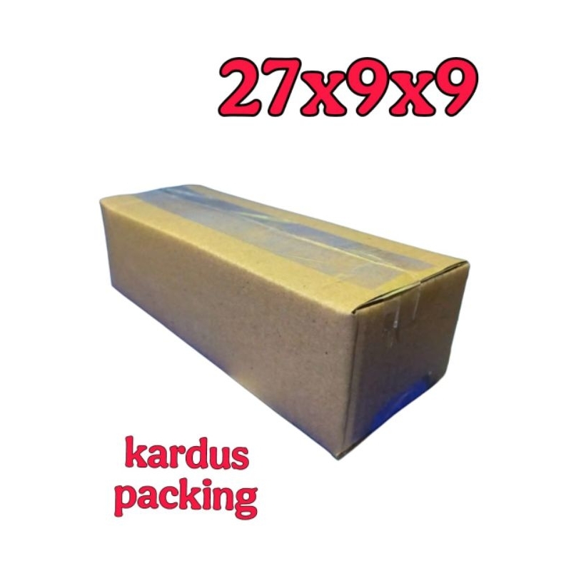 

kardus packing UK 27x9x9 kardus kecil kardus besar
