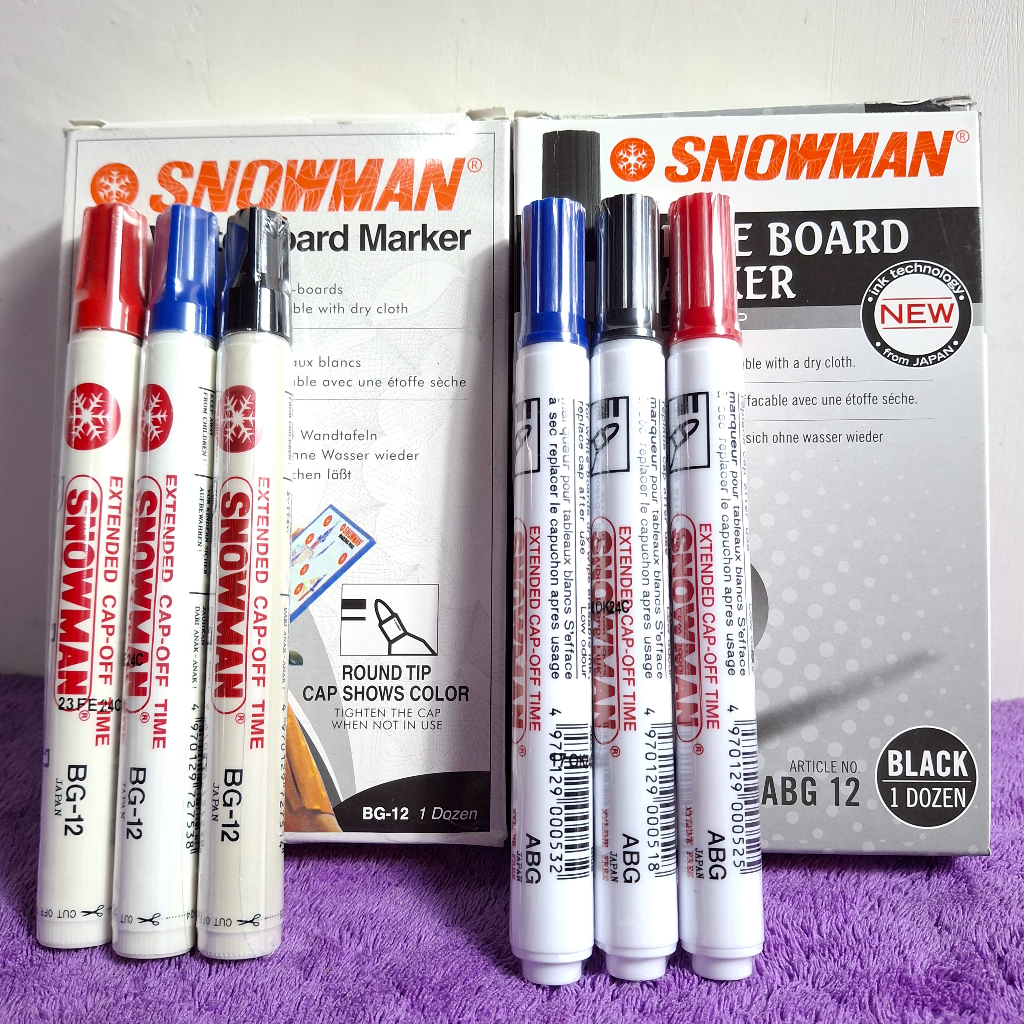 

Spidol Whiteboard SNOWMAN Original (Bisa Dihapus)