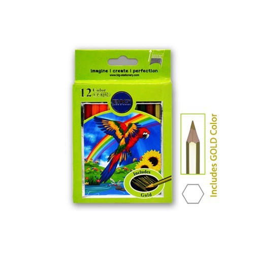 

Big Colour Pencils/Pensil 12 Warna Pendek CP-8102