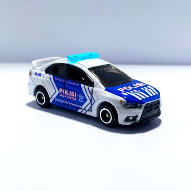 DIECAST TOMICA MITSUBISHI LANCER EX CUSTOM MOBIL POLISI INDONESIA