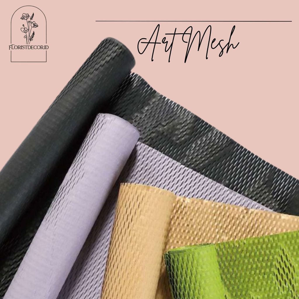 

(ECER ) TERMURAH ART MESH PAPER WRAPPING PAPER KERTAS ANYAM /KERTAS PEMBUNGKUS BUNGA/ KERTAS