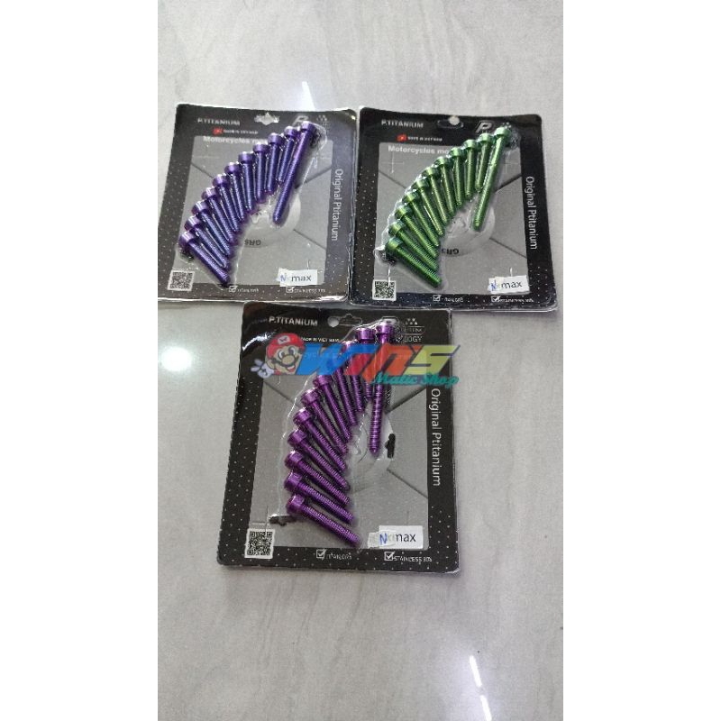 Baut set titanium cvt nmax