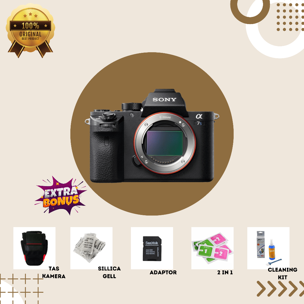 [KAMERA MIRRORLESS] SONY A7S BLACK MULUS SECOND BERGARANSI ORIGINAL