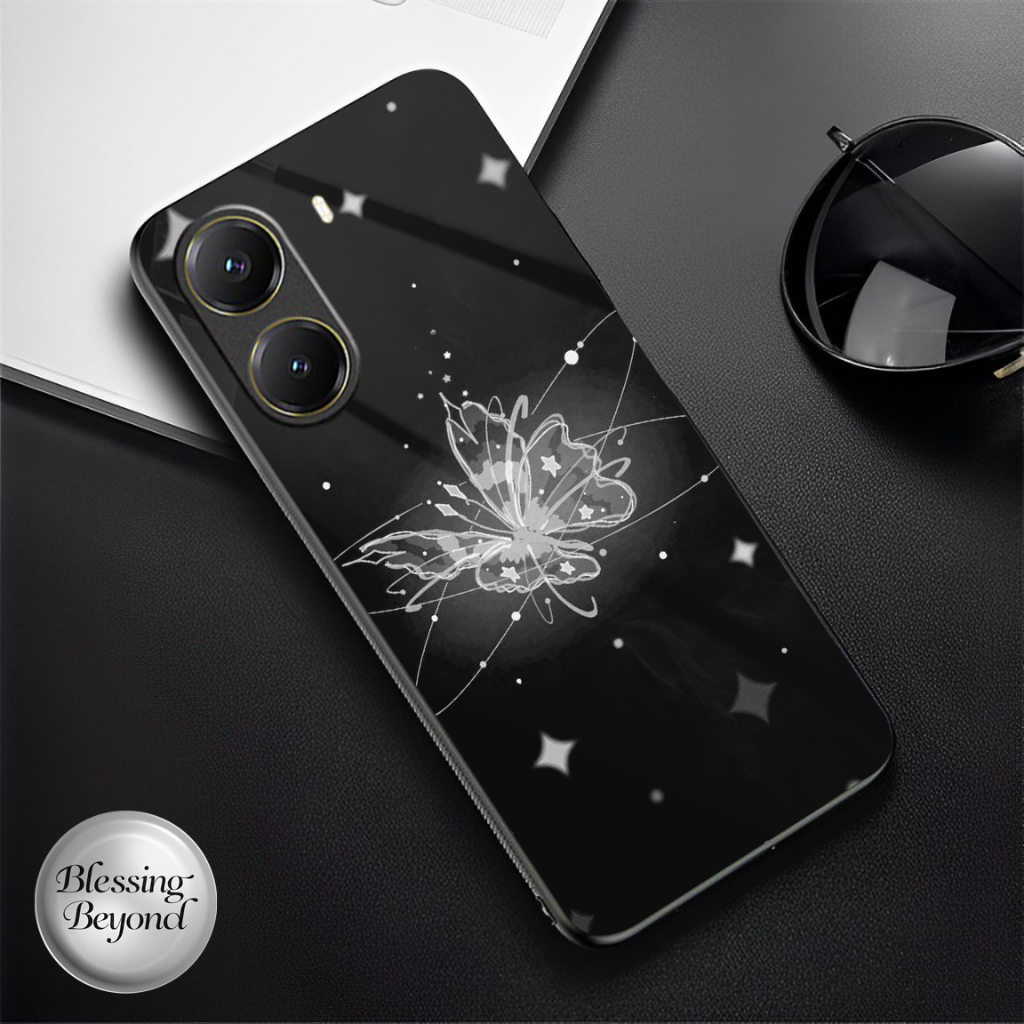 Softcase Glass Kaca Poco X7 Pro [BSG-01] - Casing Hp Poco X7 Pro   - Softcase Poco X7 Pro - Case Kac