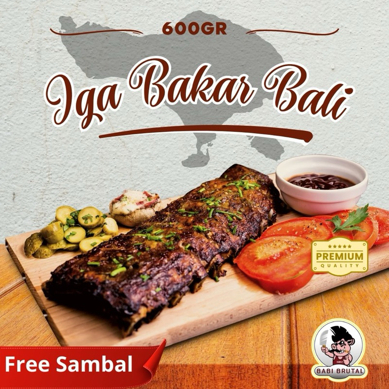 

Iga Bakar Babi khas Bali 600gr