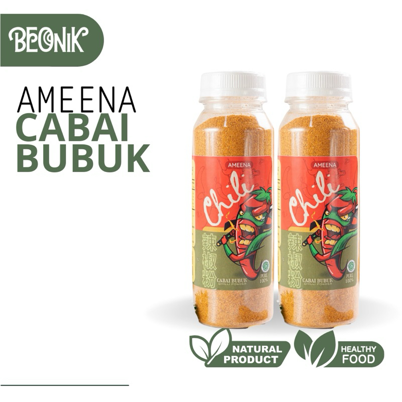 

Cabai Bubuk Chilli Powder 120GR | Ameena Premium Quality