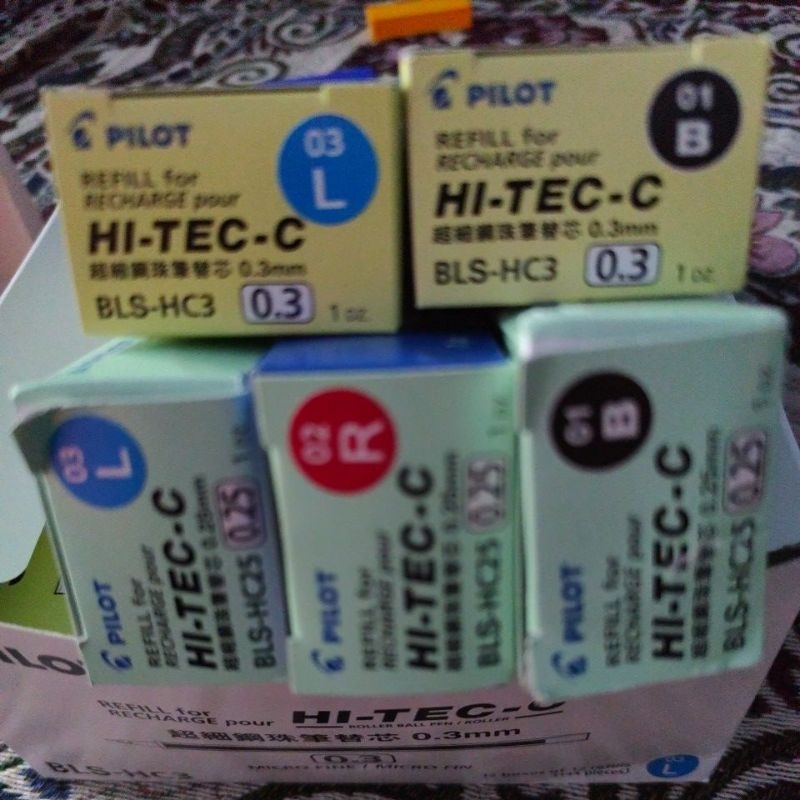 

AJG PERPAK REFILL HITEC PILOT 0.3 0.25 0.4