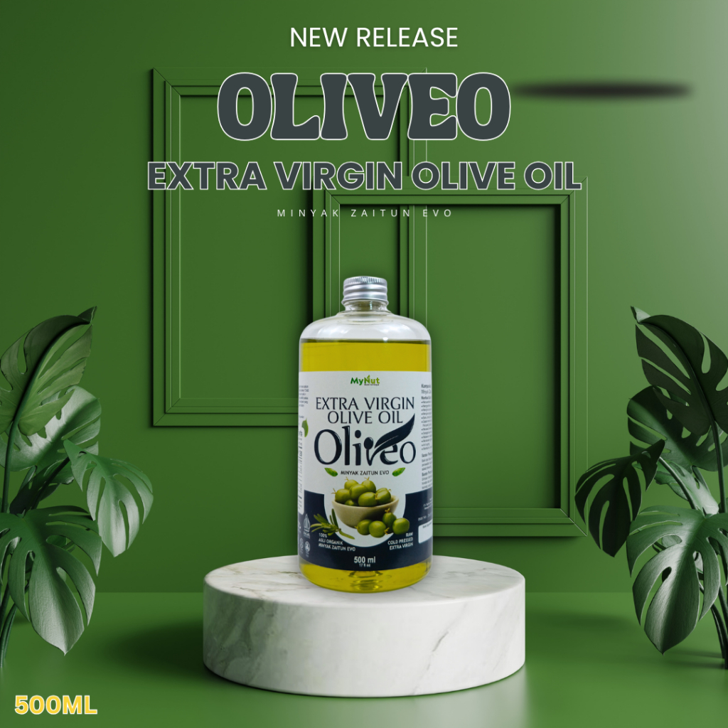 

MYNUT MINYAK ZAITUN 500 ML EXTRA VIRGIN OLIVE OIL 100% ORIGINAL