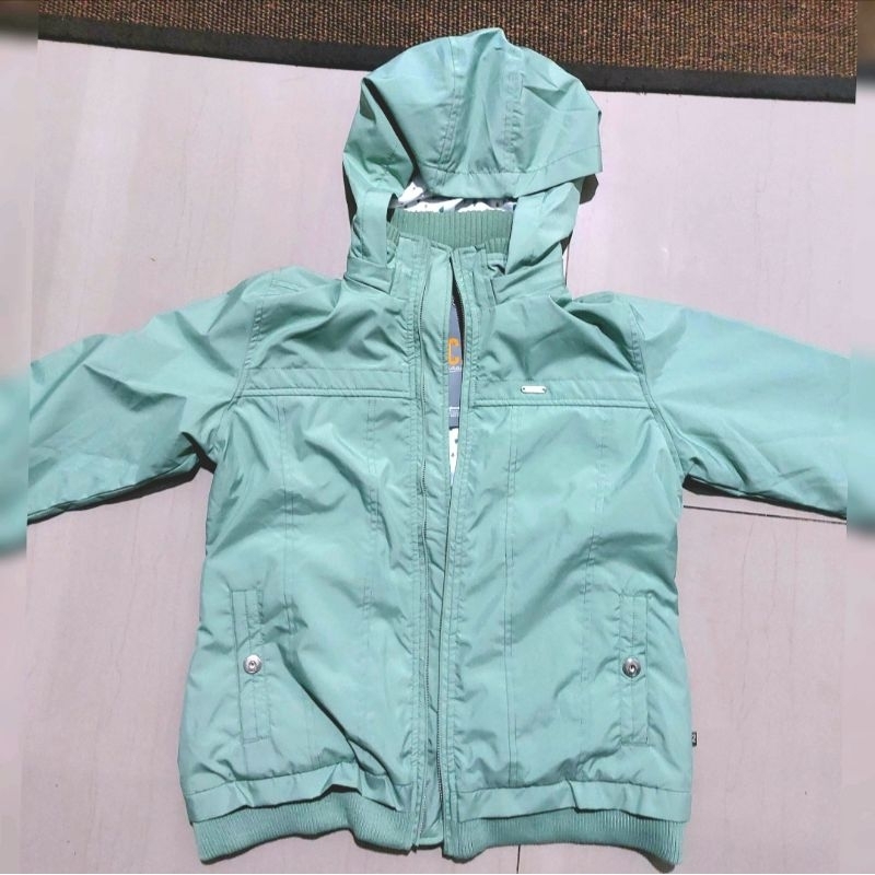 C2 Albany Green Jacket Bikers Woman Jaket Motor Wanita
