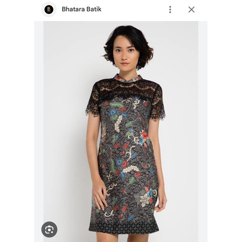 BHATARA BATIK BANDUNG - SHANGHAI DRESS BATIK - LADIES BATIK