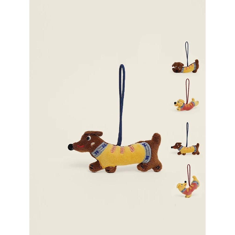 Dachshund Plush Bag Pendant Charm Bag Accessories